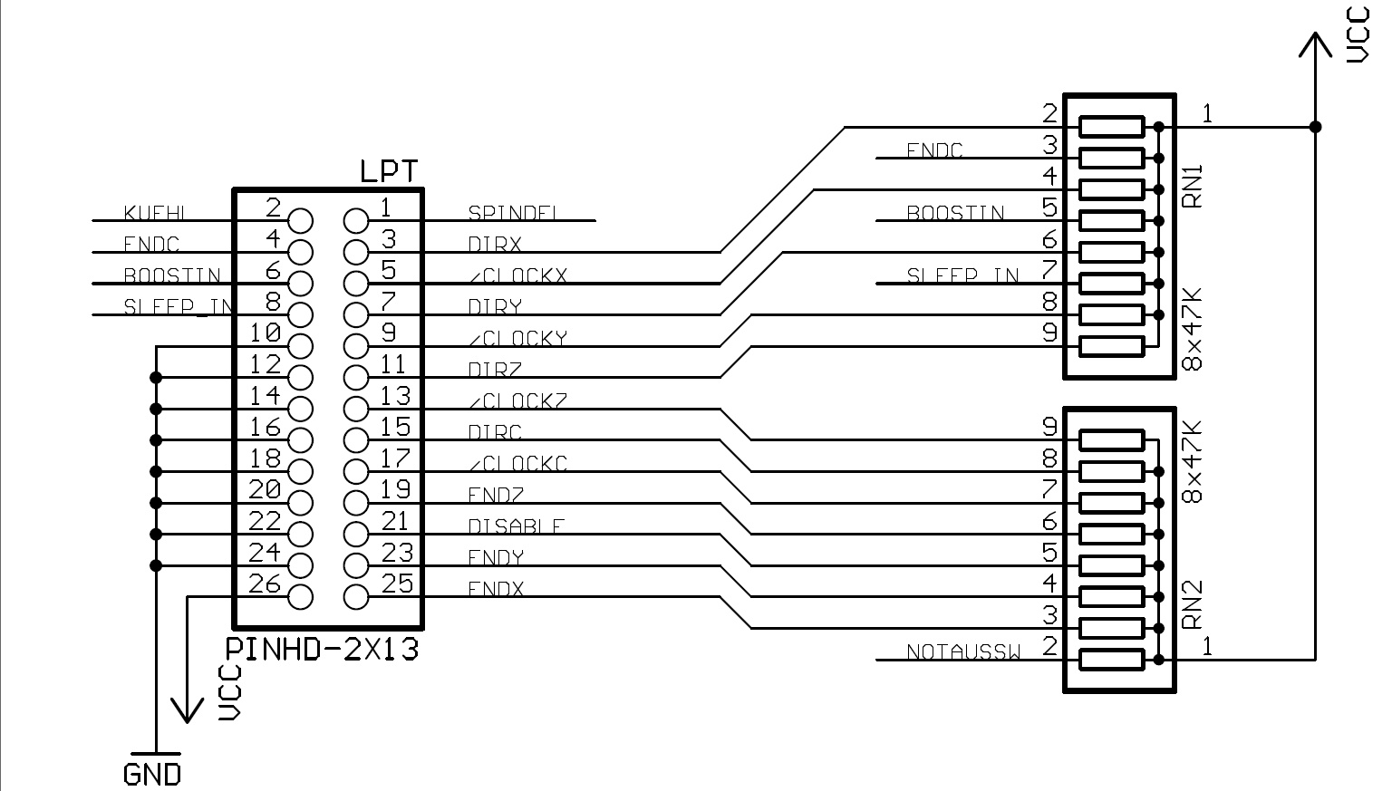 CNC Interface for 4 Axis